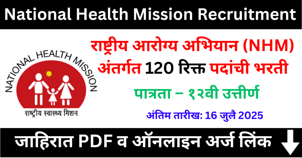 NHM Jalgaon Bharti 2025