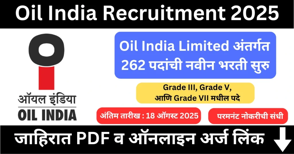 Oil India Recruitment 2025