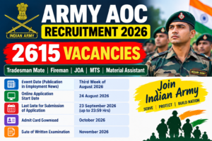 Army AOC Recruitment 2026