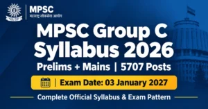 MPSC Group C Syllabus 2026